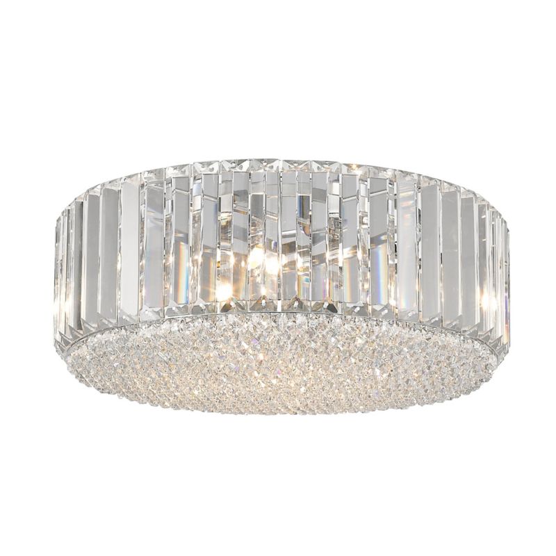 Lampa sufitowa wisząca Zuma Line Prince 0614 srebrno-przezroczysty kryształowa 5xG9 x 42W 1 szt.