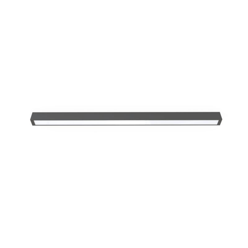 Plafon sufitowy Nowodvorski Lighting Straight grafitowo-biały 1 x T8/G13 x 22W IP20 wym: 6,5 x 5,5 x 122 cm - 1 szt.