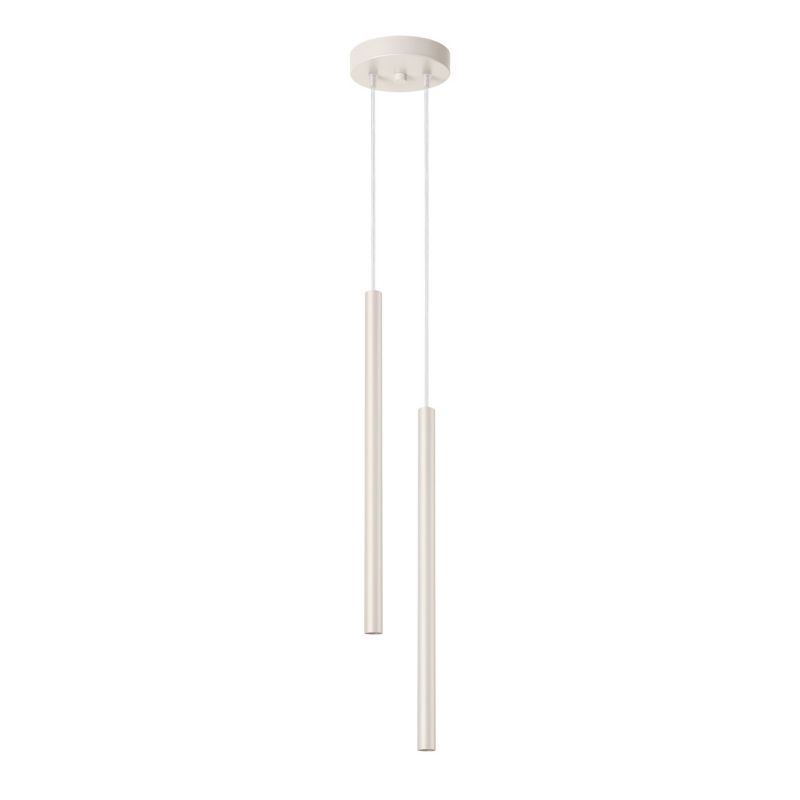 Lampa wisząca Sollux Lighting Pastelo 5013 beżowa 15 cm szerokości 2xG9 x 8W 1 szt.
