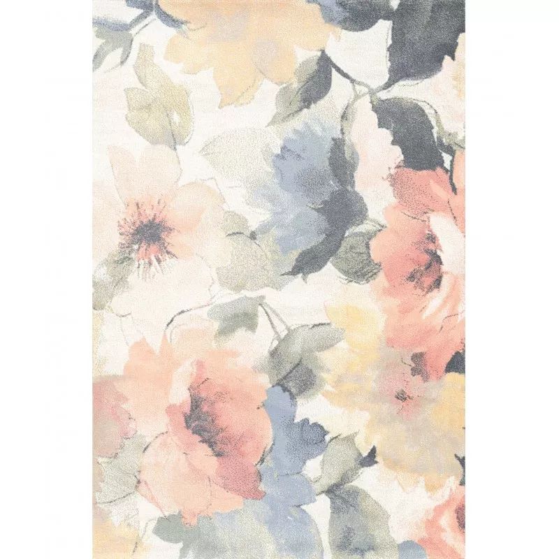 Dywan nowoczesny Tarkett Sunny, pastelowe kwiaty, model 03 BWB, 200x290 cm, 1 szt.