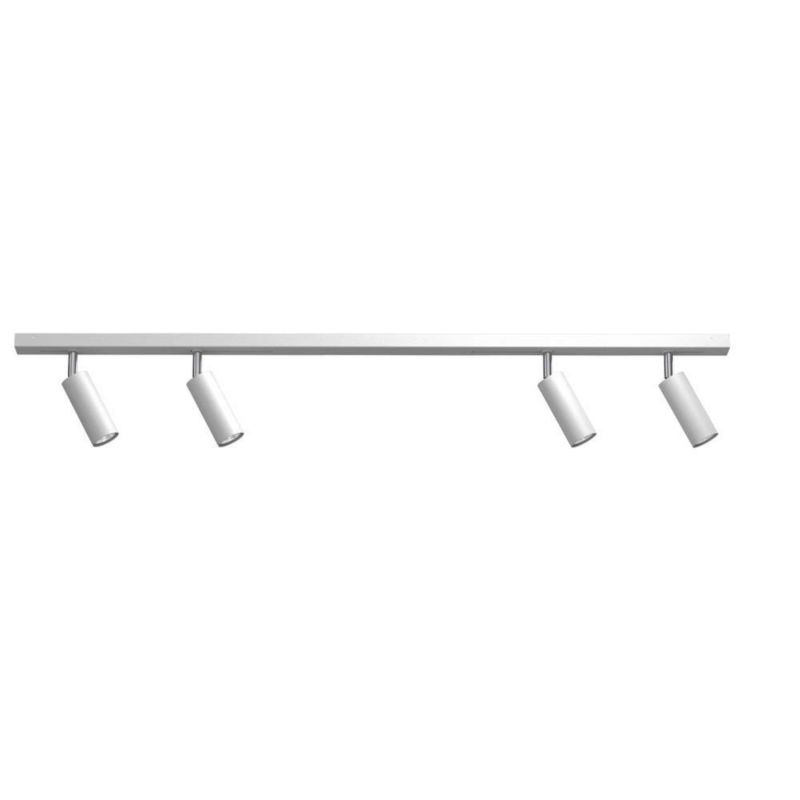Lampa sufitowa Brosline System Line Move biała wym: 16 x 200 x 5,5 cm 4xGU10 x 10W 1 szt.