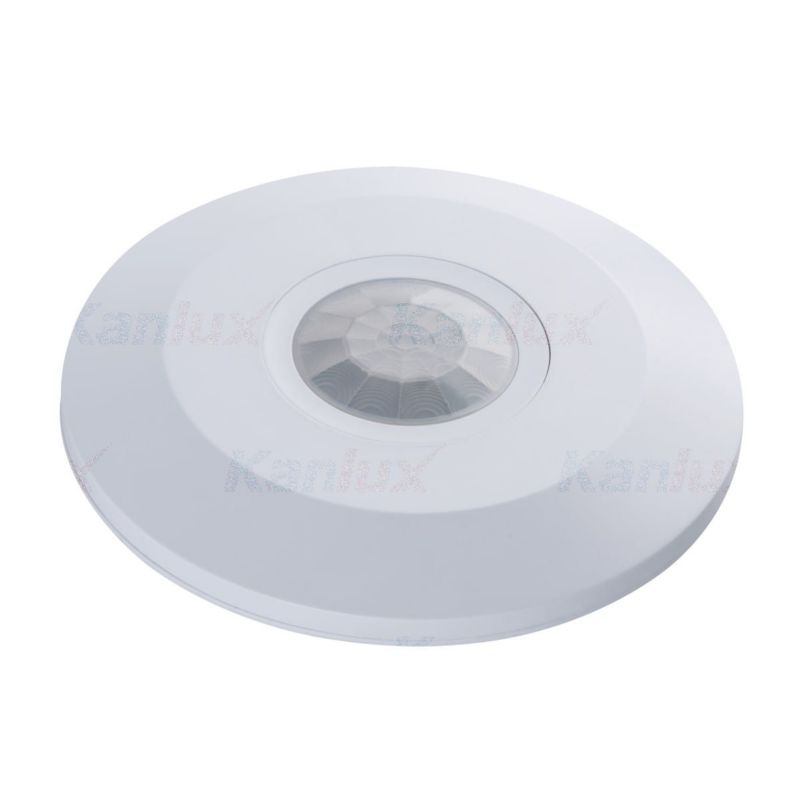 Czujnik ruchu Kanlux podczerwień PIR biały do 8 metrów sufitowy natynkowy IP20 wym: 2,5 x 11,5 x 11,5 cm - 1 szt.