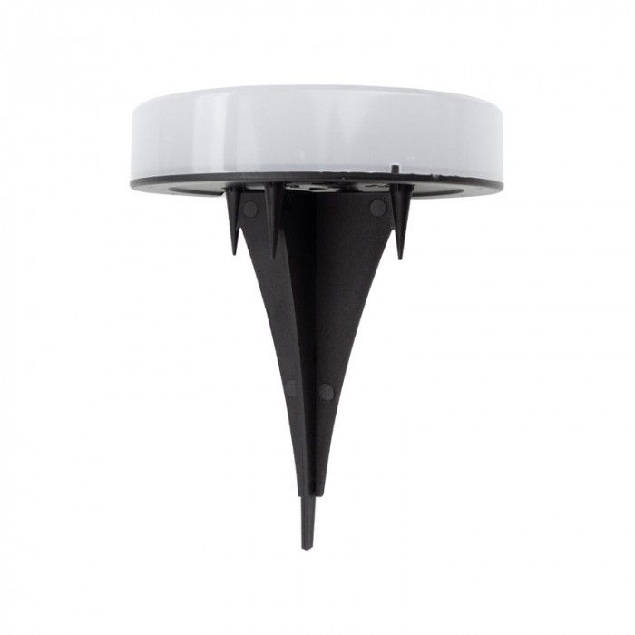 Lampa gruntowa wbijana Ecolight czarno-biała LED 4000K IP44 wym: 12,5 x 10,5 x 10,5 cm tworzywo sztuczne - 1 szt.