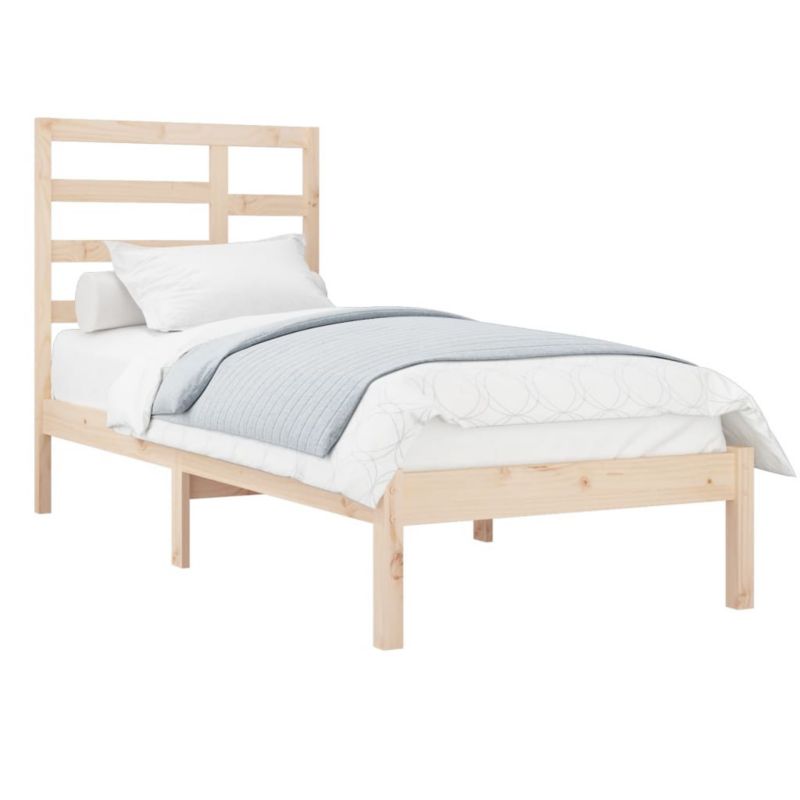 Łóżko drewniane WaszeMeble 90x190 cm brązowe WM-3105760 1 szt.
