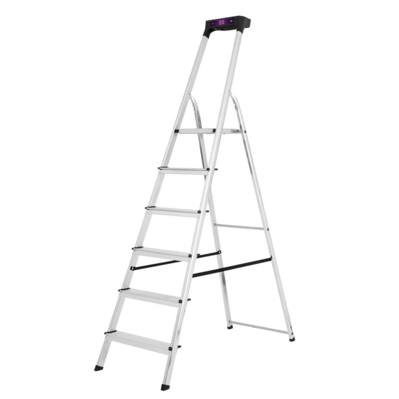 Drabina aluminiowa Bayersystem 6-stopniowa SMART COMPACT BS-DA6 z mechatronicznym systemem kontroli stabilności 1 szt.