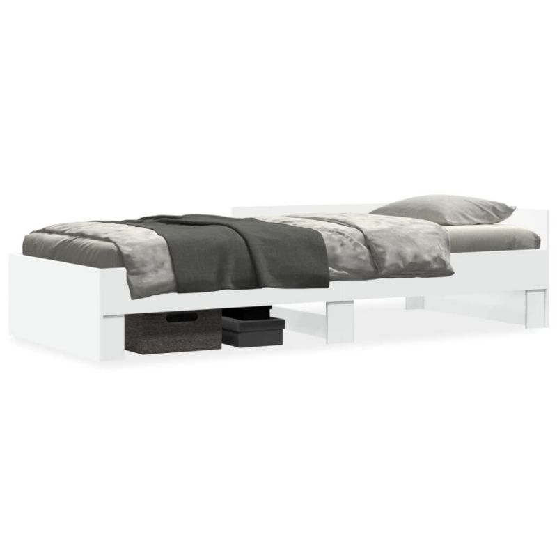 Łóżko drewniane WaszeMeble 75x190 cm biała WM-849593 1 szt.