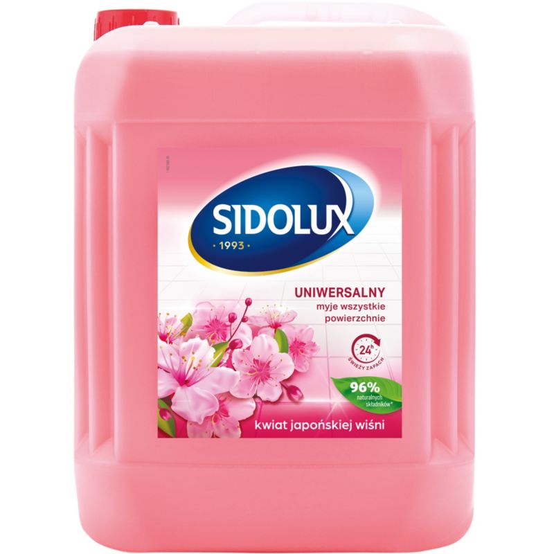 Płyn uniwersalny do podłóg Sidolux japońska wiśnia 5 l