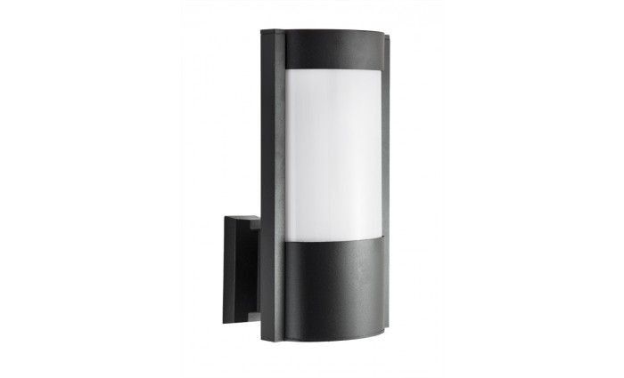 Kinkiet ścienny zewnętrzny SU-MA Elis czarny 1 x E27 x IP54 wym: 27,5 x 14,5 x 15,5 cm - 1 szt.