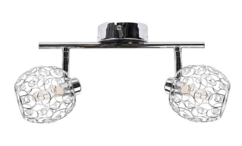 Lampa sufitowa Candellux Horus chromowana wym: 15 x 36 x 8 cm 2xG9 x 40W 1 szt.