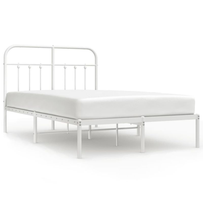 Łóżko metalowe WaszeMeble 120x190 cm biała WM-352624 1 szt.