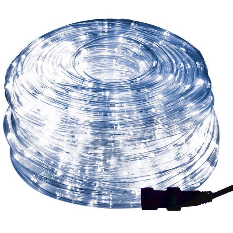 Wąż świetlny Springos 240 Led biały zimny 10m z programatorem IP44 1 szt.