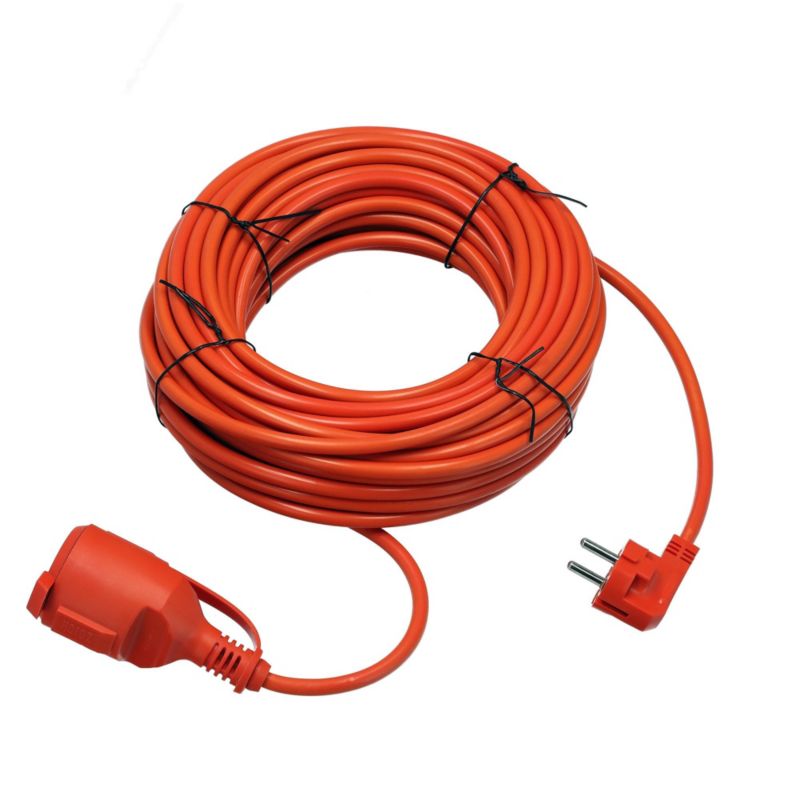 Przedłużacz HOROZ pomarańczowy Schuko 20 m 3x1,5 mm IP44 1 szt.