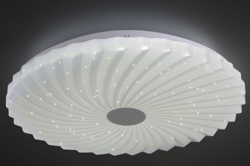 Plafon Candellux Calipso biały LED 60W 2800K-6500K 4000lm IP20 wym: 7,5 x 48,5 x 48,5 cm akryl - 1 szt.
