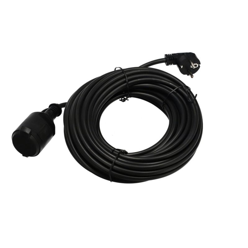 Przedłużacz HOROZ czarny Schuko 15 m 3x1,5 mm IP44 1 szt.