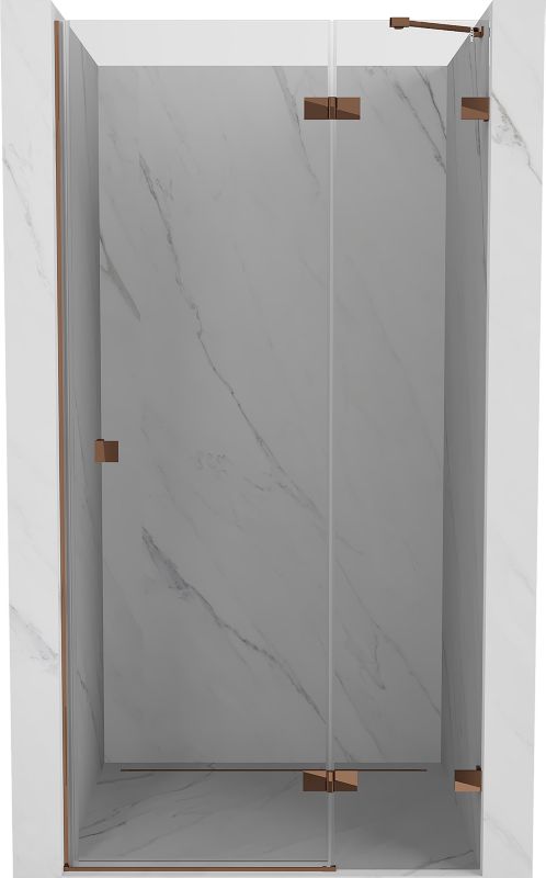 Drzwi prysznicowe uchylne Mexen Lunar różowe złoto 120x200 cm 834-120-000-60-00-P 1 szt.