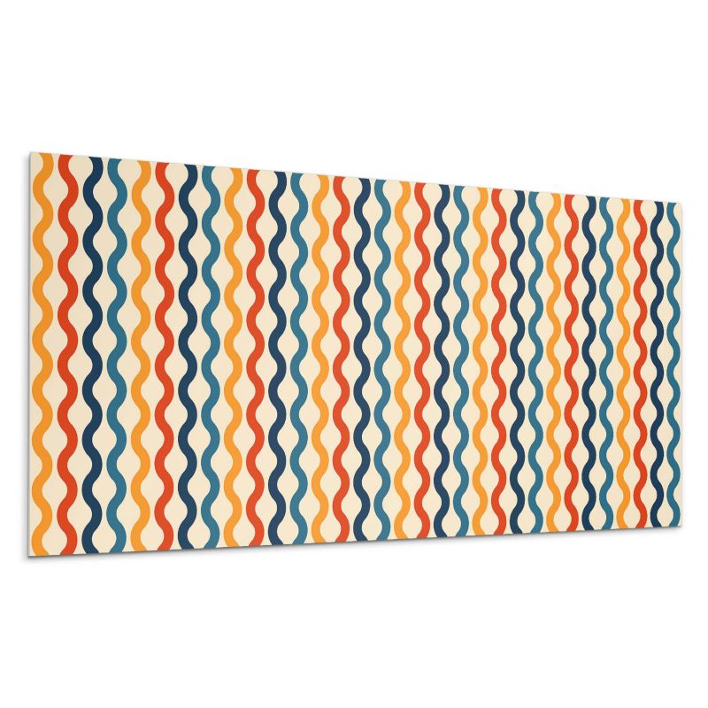Panel samoprzylepny Wallfluent 120x60 cm Fale w dynamicznej kompozycji 1 szt.