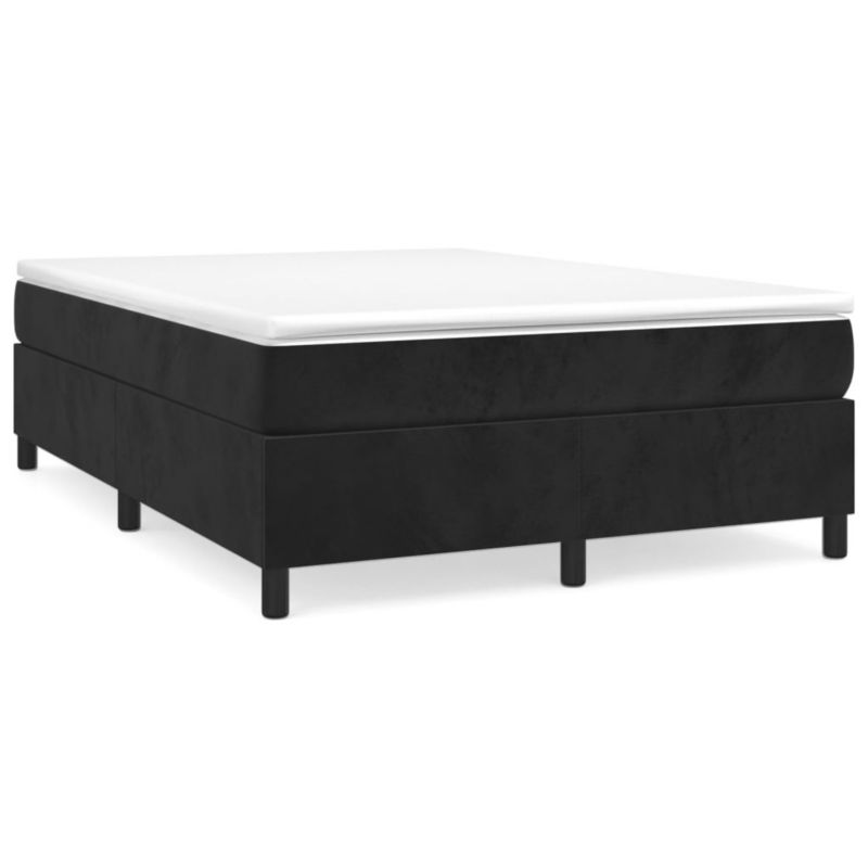 Łóżko kontynentalne WaszeMeble 140x200 cm czarne WM-3144683 1 szt.