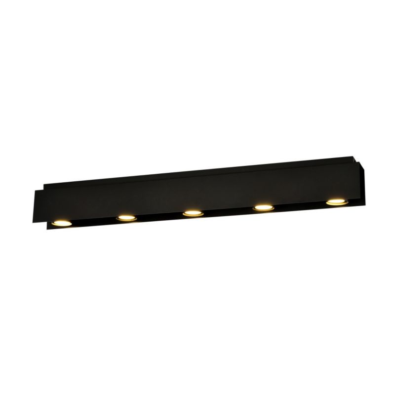 Reflektor sufitowy Emibig Kenno czarny 5 x GU10 x 10W IP20 - 1 szt.