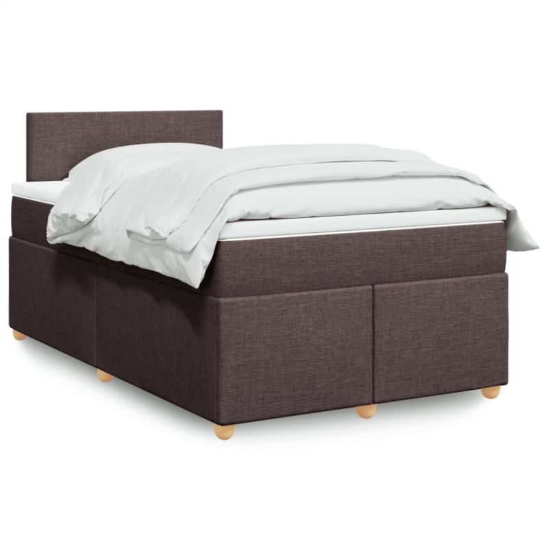 Łóżko kontynentalne WaszeMeble 120x200 cm brązowe WM-3288943 1 szt.