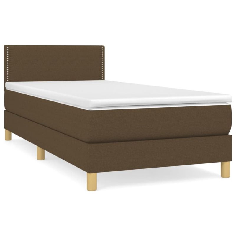 Łóżko kontynentalne WaszeMeble 80x200 cm brązowe WM-3140492 1 szt.