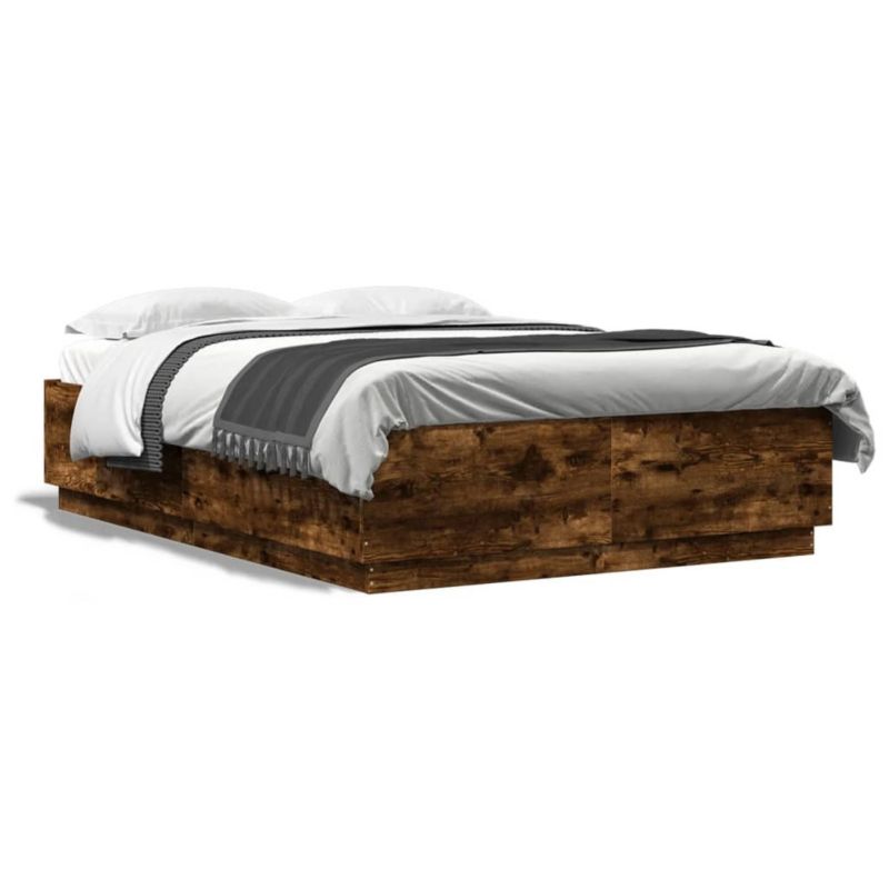 Łóżko drewniane WaszeMeble 150x200 cm brązowe WM-3209699 1 szt.