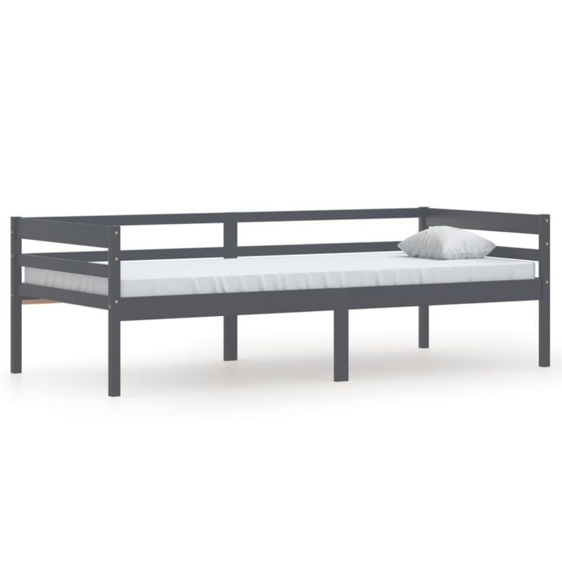 Łóżko drewniane WaszeMeble 90x200 cm ciemnoszara WM-322055 1 szt.