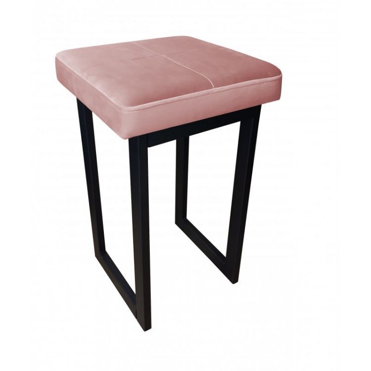 Taboret MAESTRO MG VELVET różowy ATOS 1 szt.