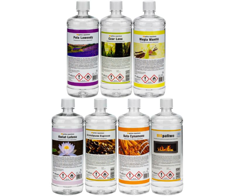 Biopaliwo 6+1 BiokominkiGMT zestaw popularne zapachy 1 zestaw