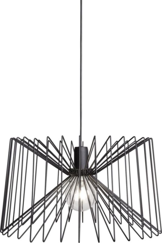 Lampa sufitowa wisząca Nowodvorski Lighting Ness czarna wym: 125 x 46 x 46 cm 1xE27 x 60W 1 szt.