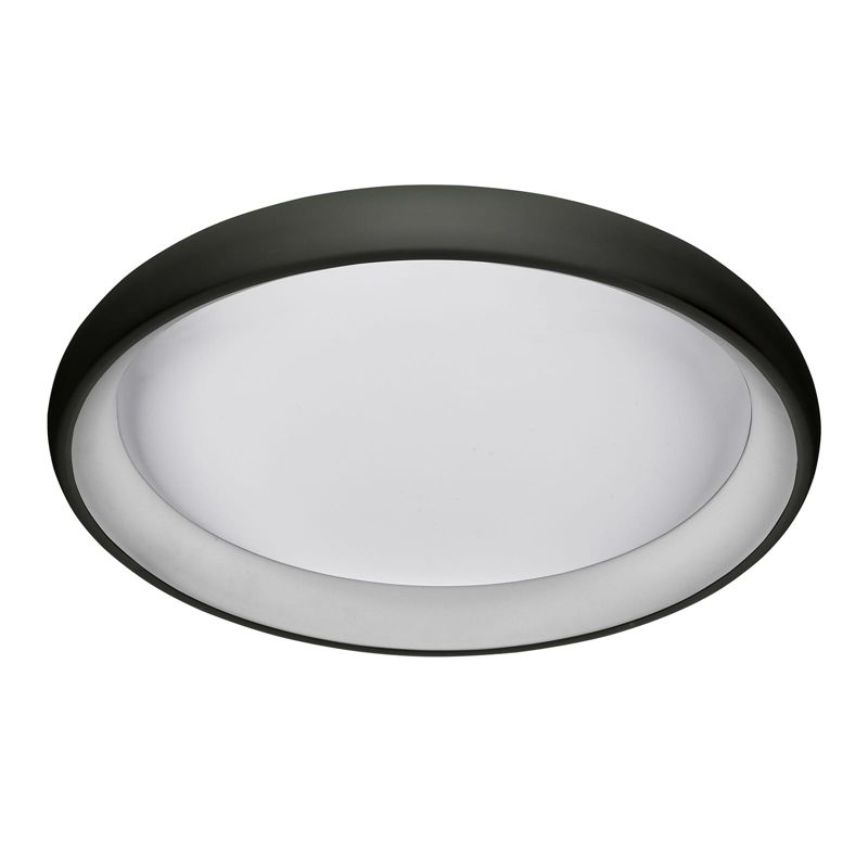 Plafon Italux Alessia czarno-biały LED 50W 3000K 2750lm IP20 wym: 8,5 x 61 x 61 cm akryl - 1 szt.
