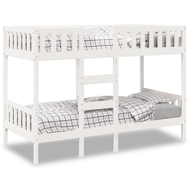 Łóżko piętrowe WaszeMeble 80x200 cm białe WM-3308599 1 szt.