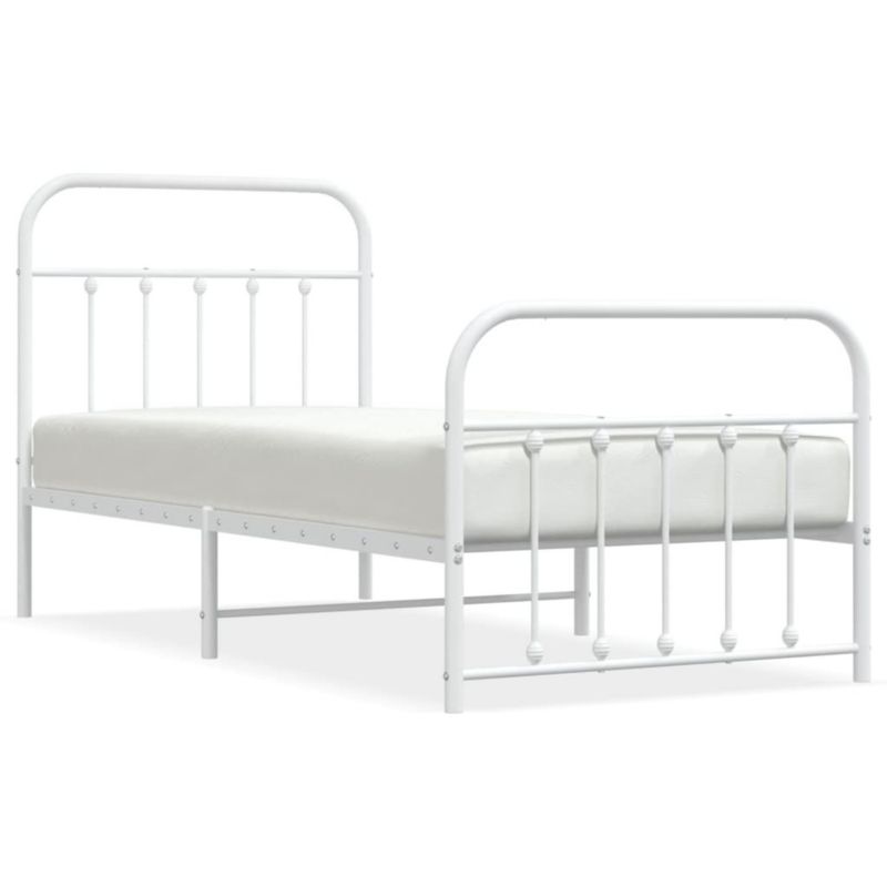 Łóżko metalowe WaszeMeble 90x200 cm biała WM-352638 1 szt.