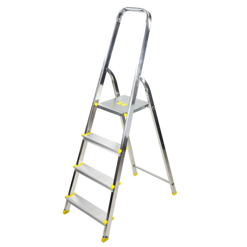 Drabina aluminiowa 4-stopniowa Bayersystem BS-DA4 125kg 1 szt.