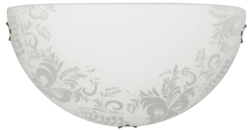 Plafon Candellux Mea chromowany biały 1 x E27 x IP20 wym: 15 x 30 x 9 cm - 1 szt.