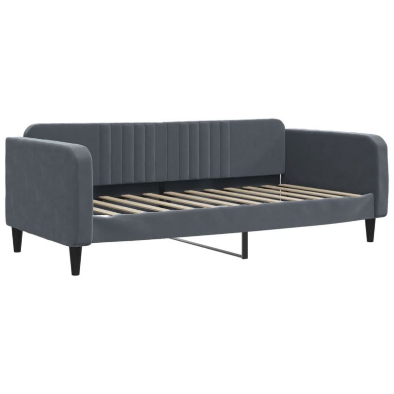 Łóżko dzienne WaszeMeble 100x200 cm ciemnoszara WM-354094 1 szt.