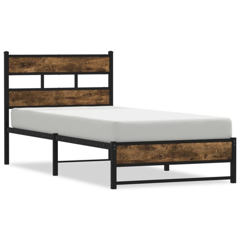 Łóżko metalowe WaszeMeble 80x200 cm dąb WM-4017209 1 szt.