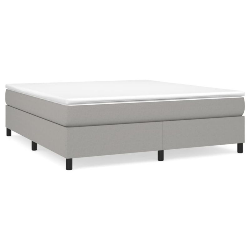 Łóżko tapicerowane WaszeMeble 160x200 cm jasnoszara WM-3120870 1 szt.