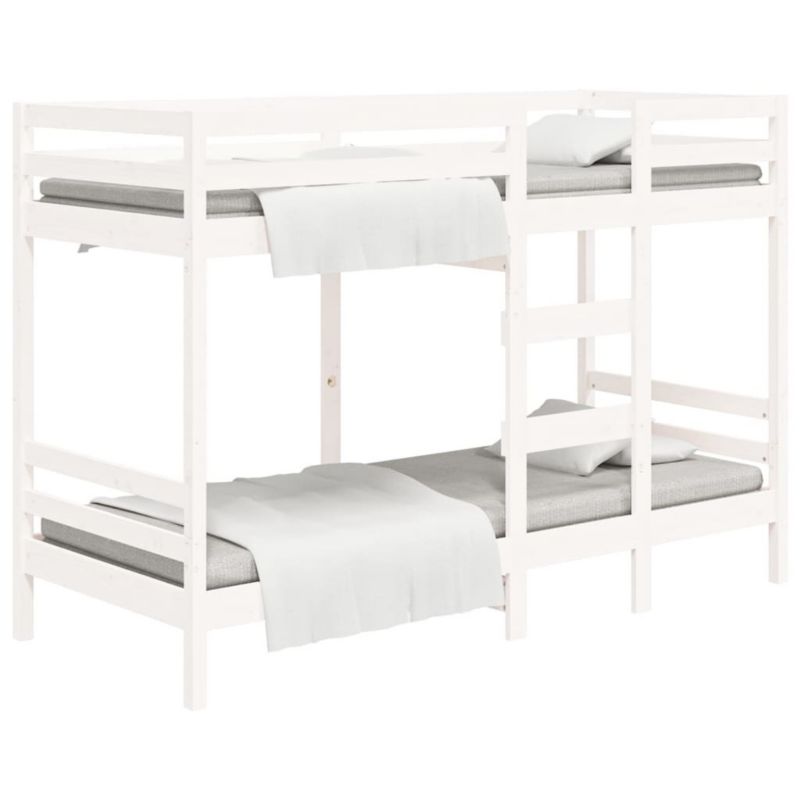 Łóżko piętrowe WaszeMeble 75x190 cm białe WM-3139845 1 szt.