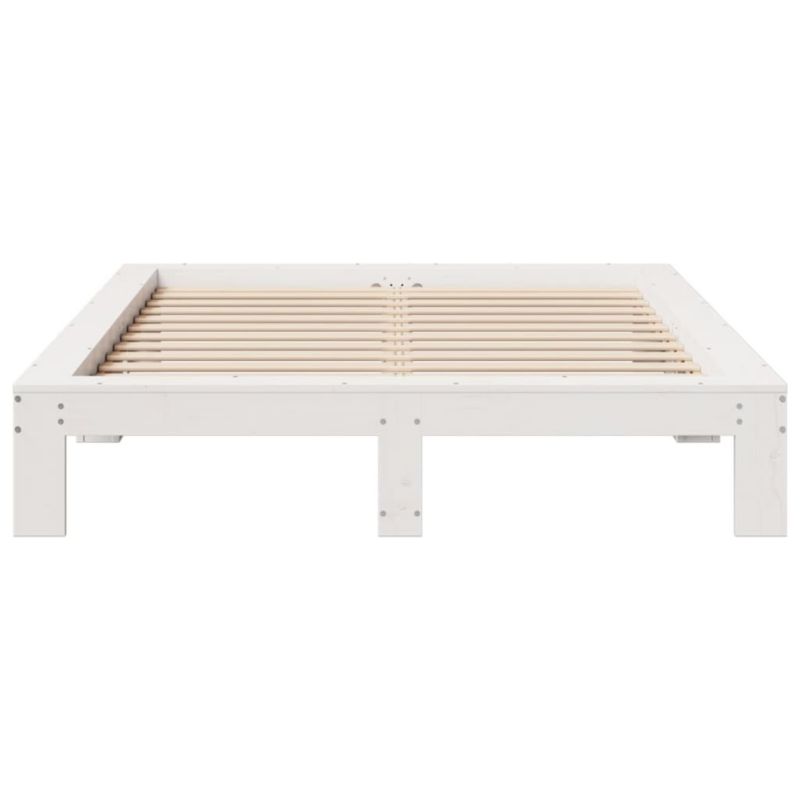 Łóżko drewniane WaszeMeble 160x200 cm biała WM-3308733 1 szt.