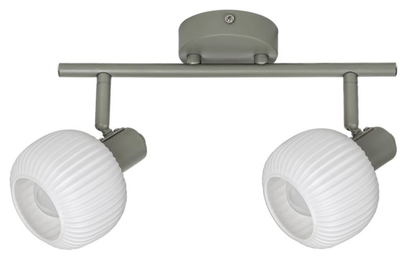 Kinkiet ścienny Rabalux Soraya zielono-biały 2 x E14 x 40W IP20 wym: 15 x 32 x 18 cm - 1 szt.