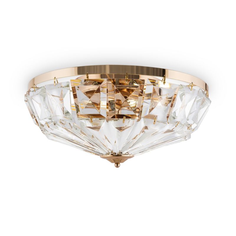 Lampa sufitowa wisząca Maytoni Facet 1737 mosiężno-złota kryształowa 6xE14 x 60W 1 szt.