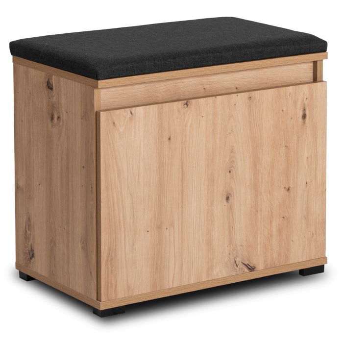 Szafka Mebel Elite VENORNA Na Buty Z Siedziskiem Ławka Do Przedpokoju Dąb Artisan 60 cm 1 szt