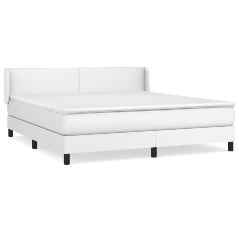 Łóżko kontynentalne WaszeMeble 180x200 cm białe WM-3130674 1 szt.