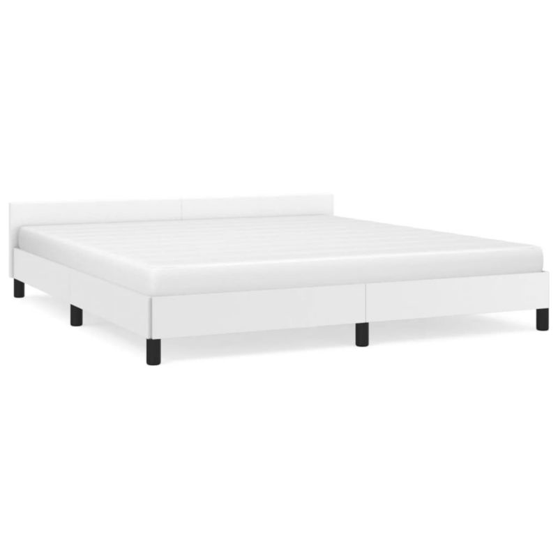 Łóżko tapicerowane WaszeMeble 180x200 cm biała WM-347514 1 szt.