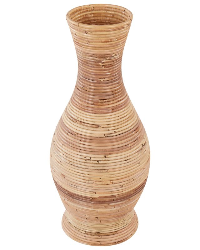 Wazon dekoracyjny Trinisa Rattan 70 cm Naturalny 1 szt.