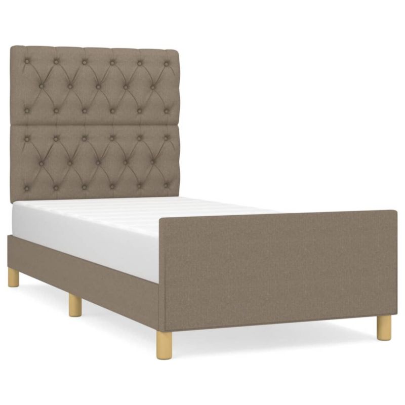 Łóżko tapicerowane WaszeMeble 80x200 cm Brązowe WM-3125256 1 szt.