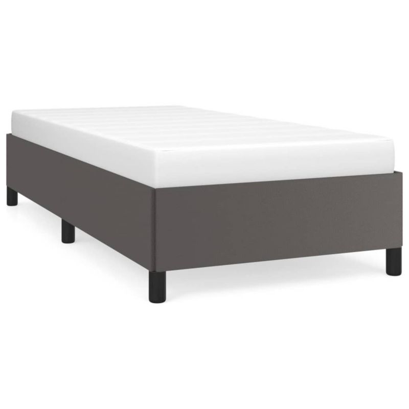 Łóżko tapicerowane WaszeMeble 90x190 cm szara WM-347225 1 szt.