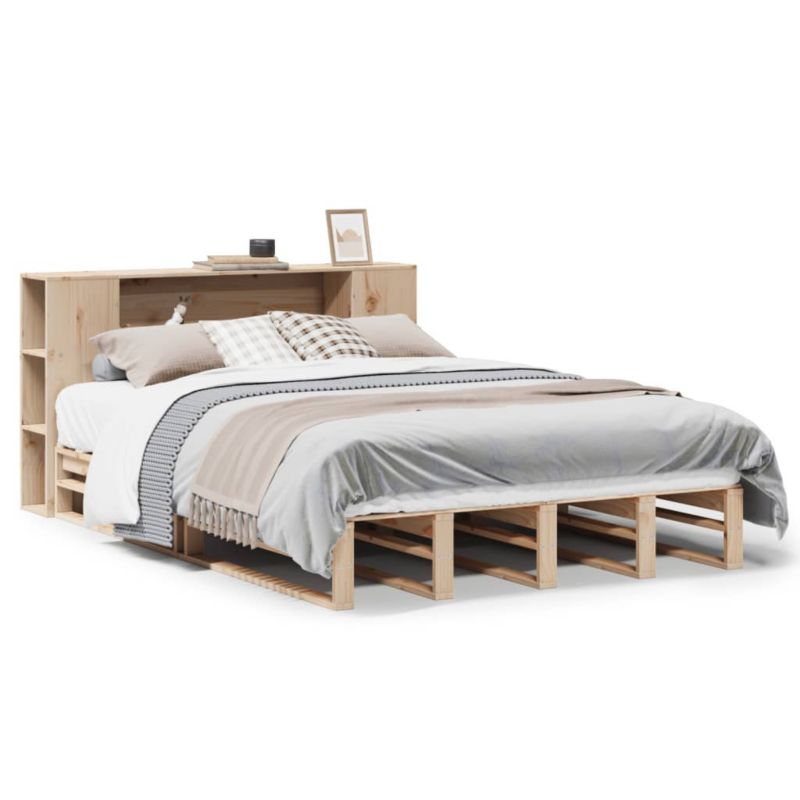 Łóżko drewniane WaszeMeble 150x200 cm brązowe WM-3323878 1 szt.