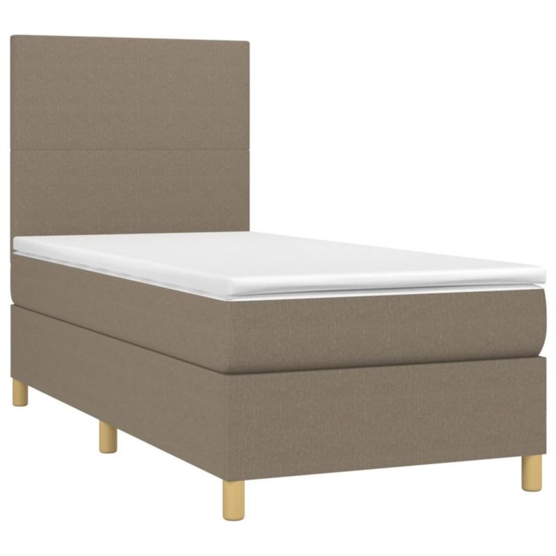 Łóżko kontynentalne WaszeMeble 90x200 cm Brązowe WM-3135249 1 szt.