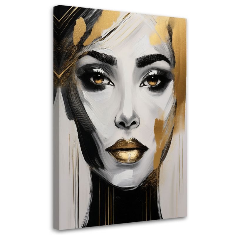 Obraz nowoczesny Feeby Kobieta Portret Abstrakcja 80x120cm 1szt